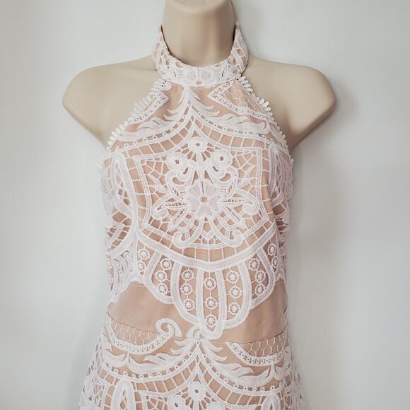 Lulu's White Lace Midi Dress - Picture 5 of 12